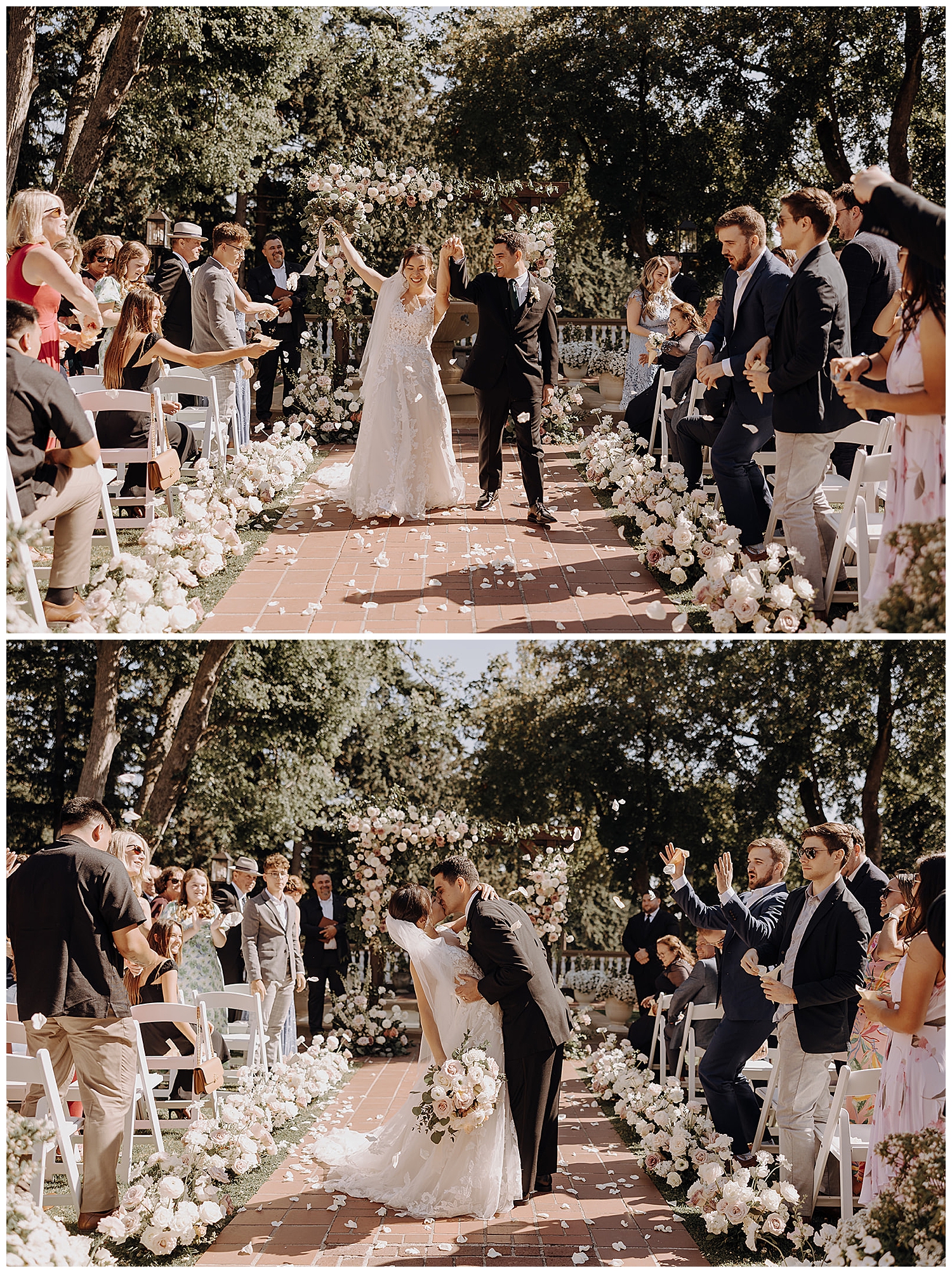 Summer Wedding at Lairmont Manor ceremony 