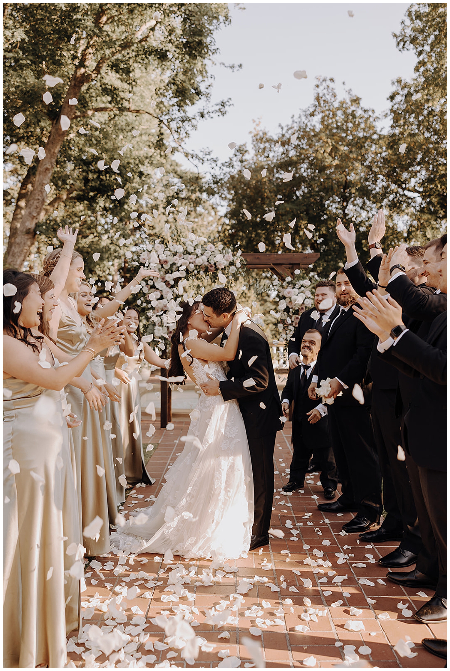 ceremony Summer Wedding at Lairmont Manor