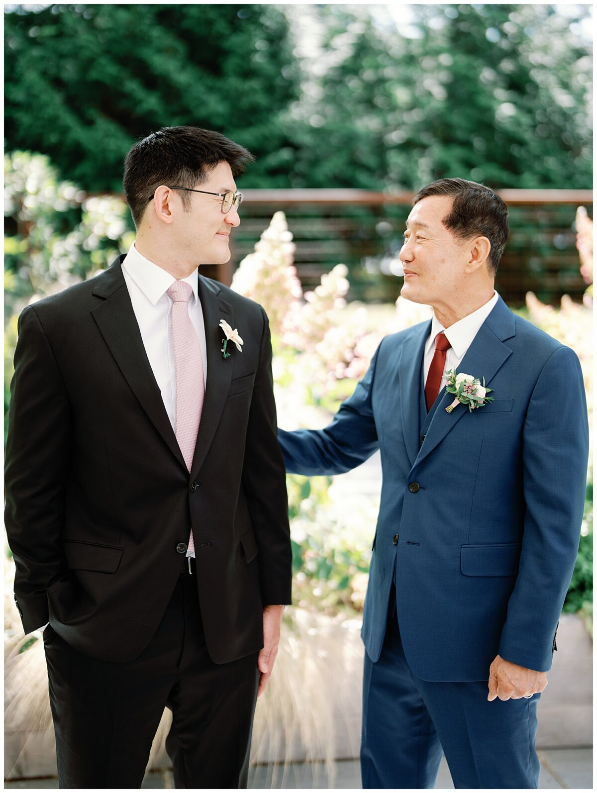 groom and dad 