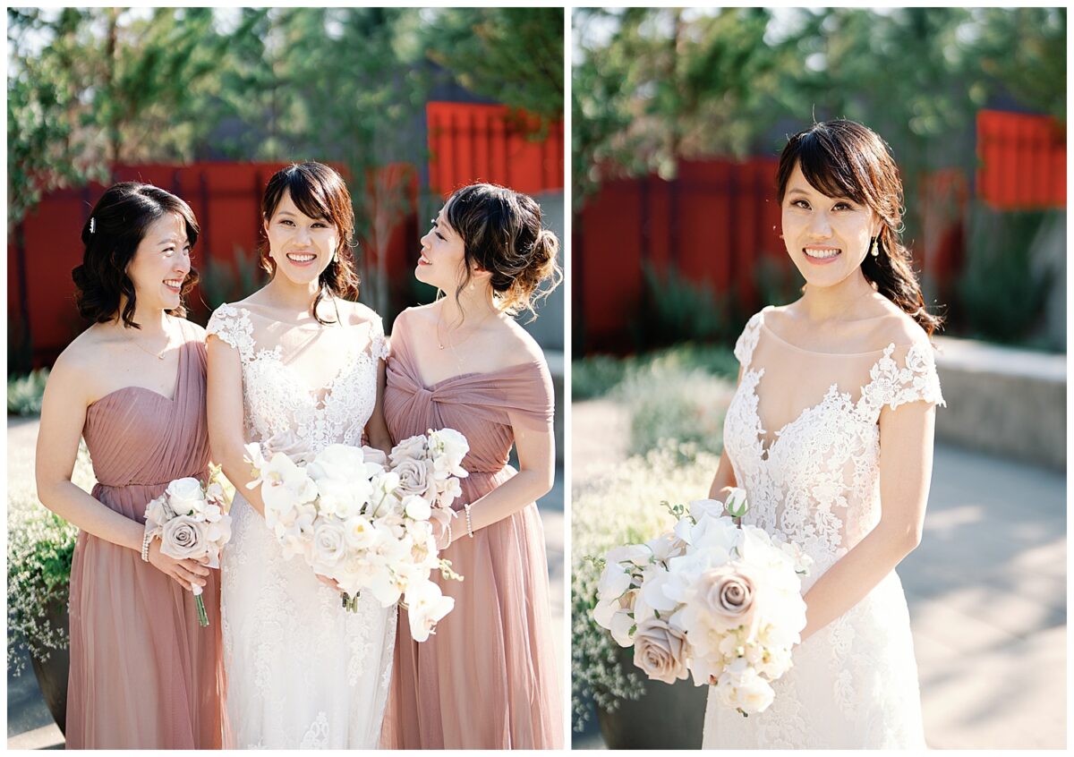 bride and bridesmaids Novelty Hill - Januik Winery