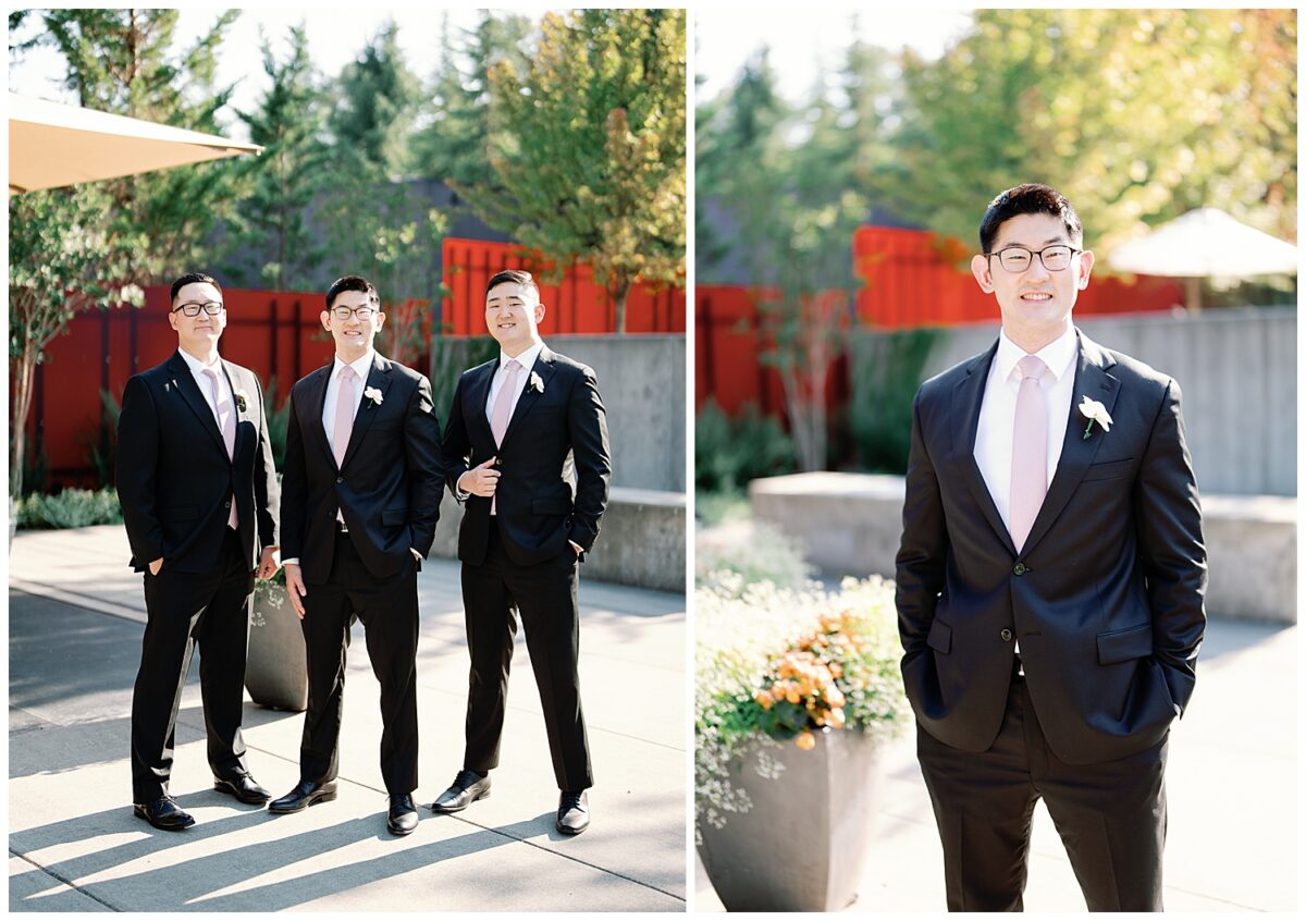 groom and groomsmen