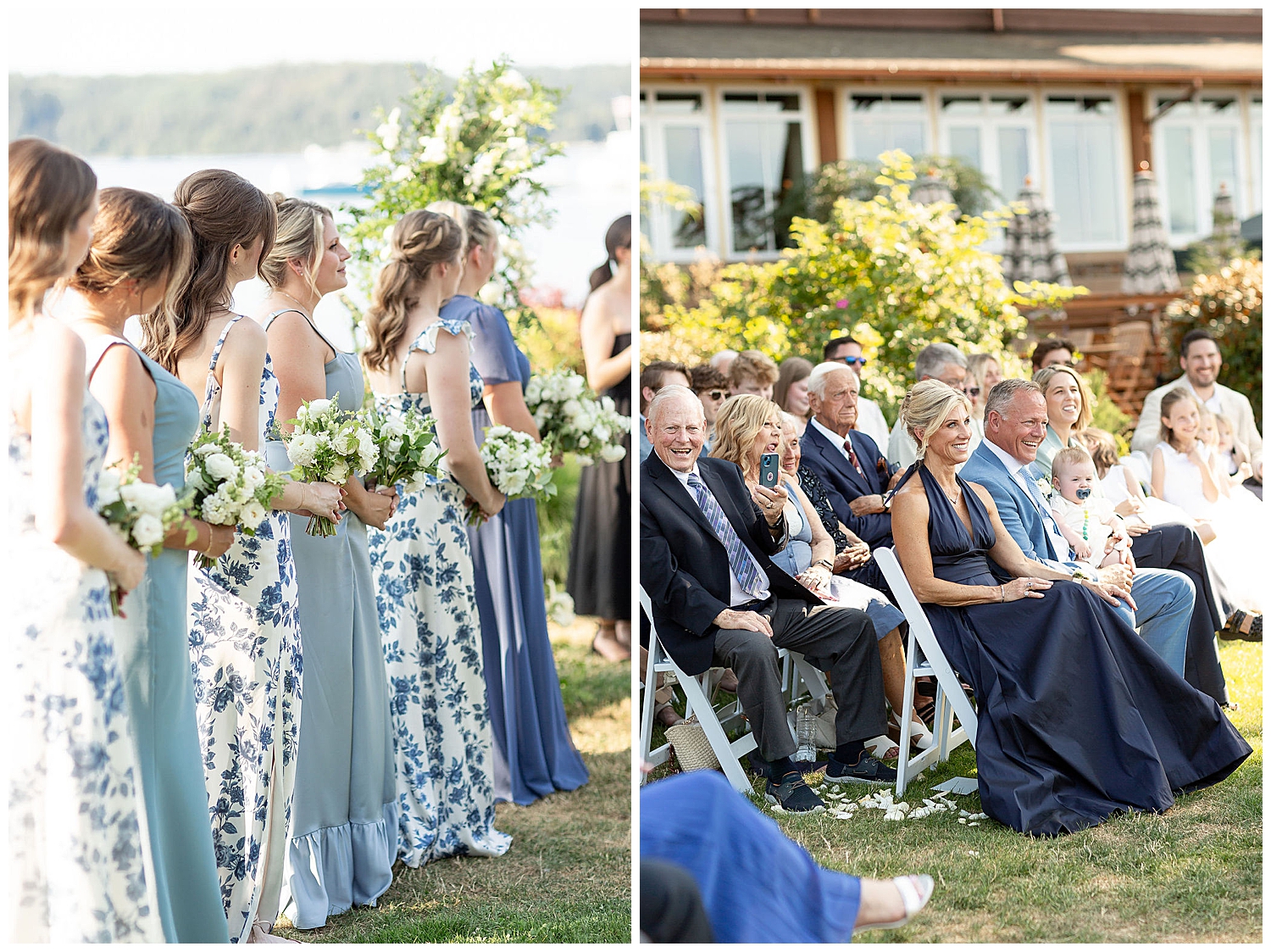 Alderbrook Resort Summer Wedding ceremony 