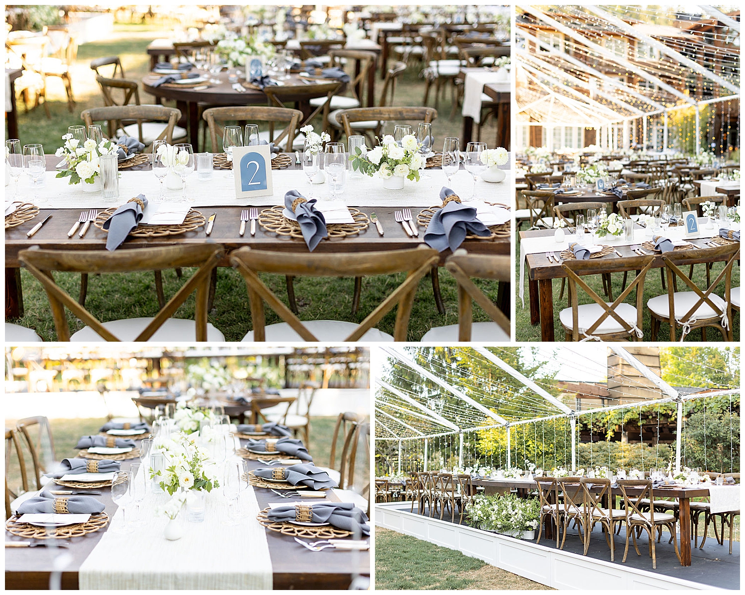 Outdoor Alderbrook Resort Summer Wedding