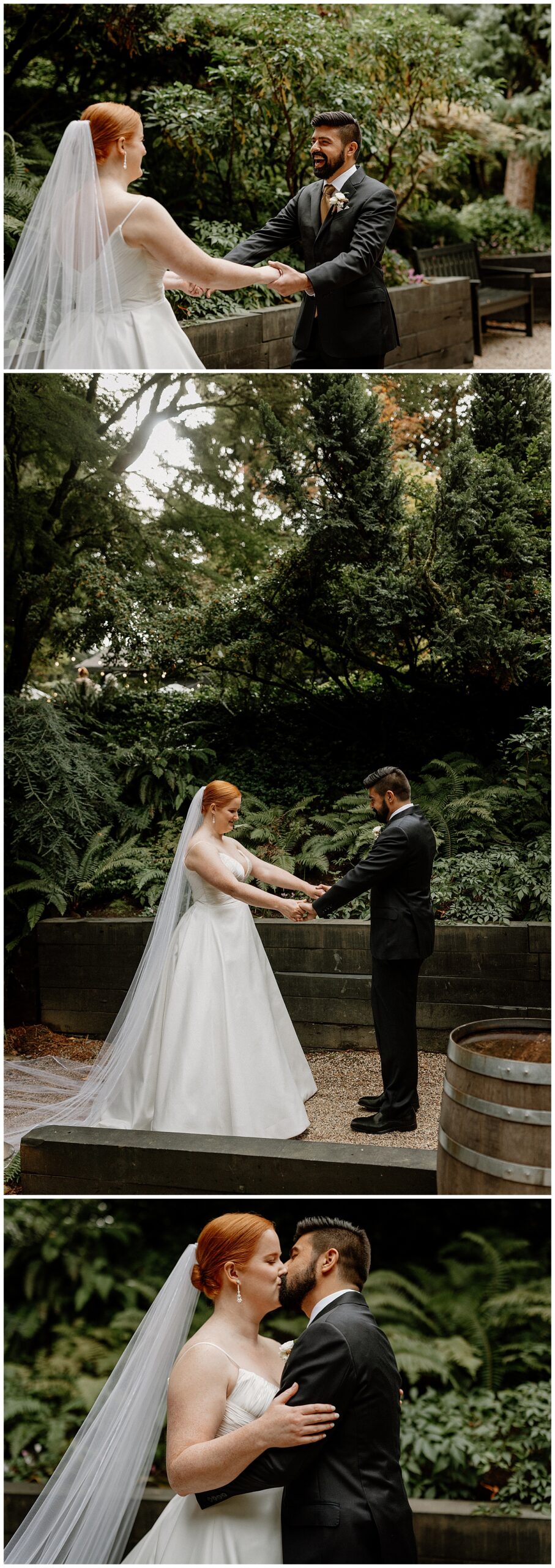 First Look Bride and Groom 