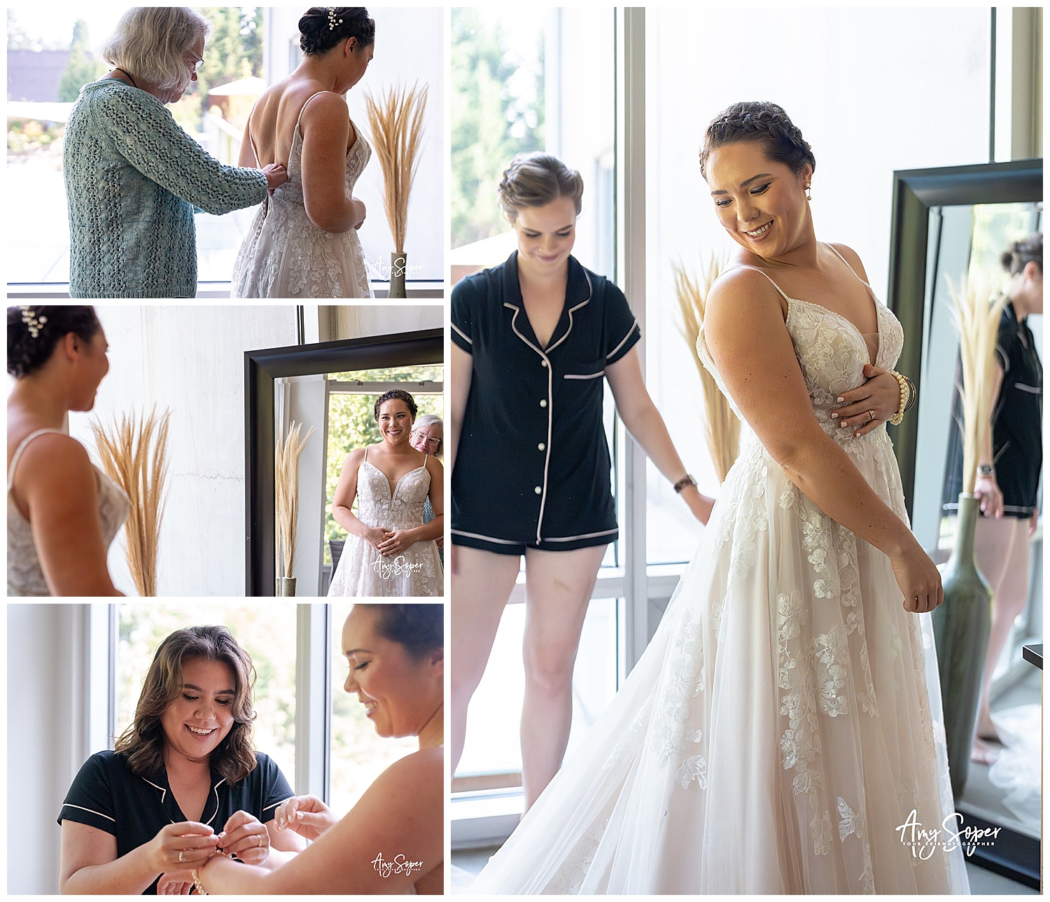 bride getting ready 