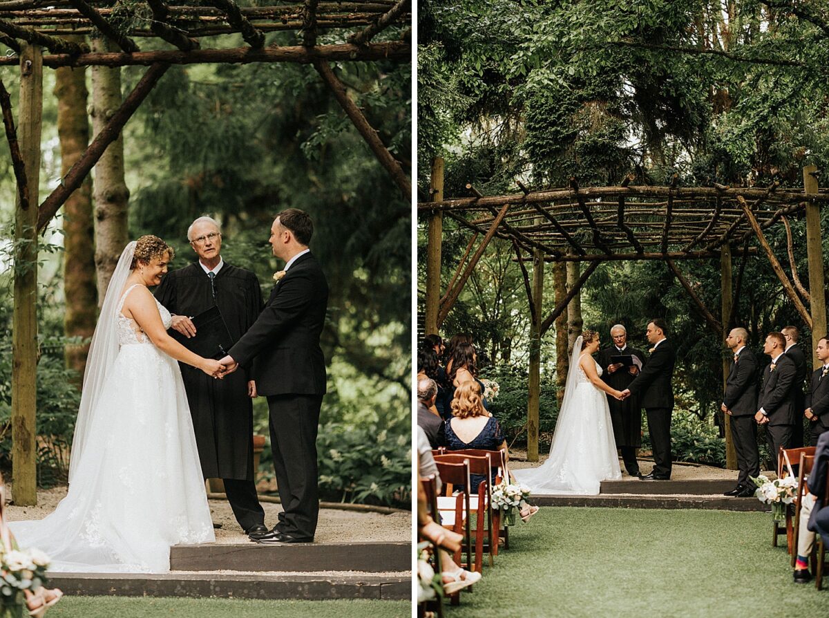 bride and groom exchanging vows 