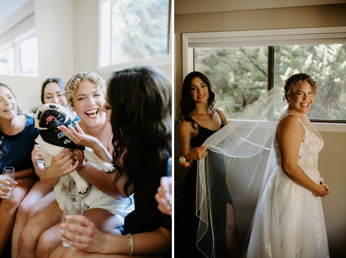 bride getting ready 