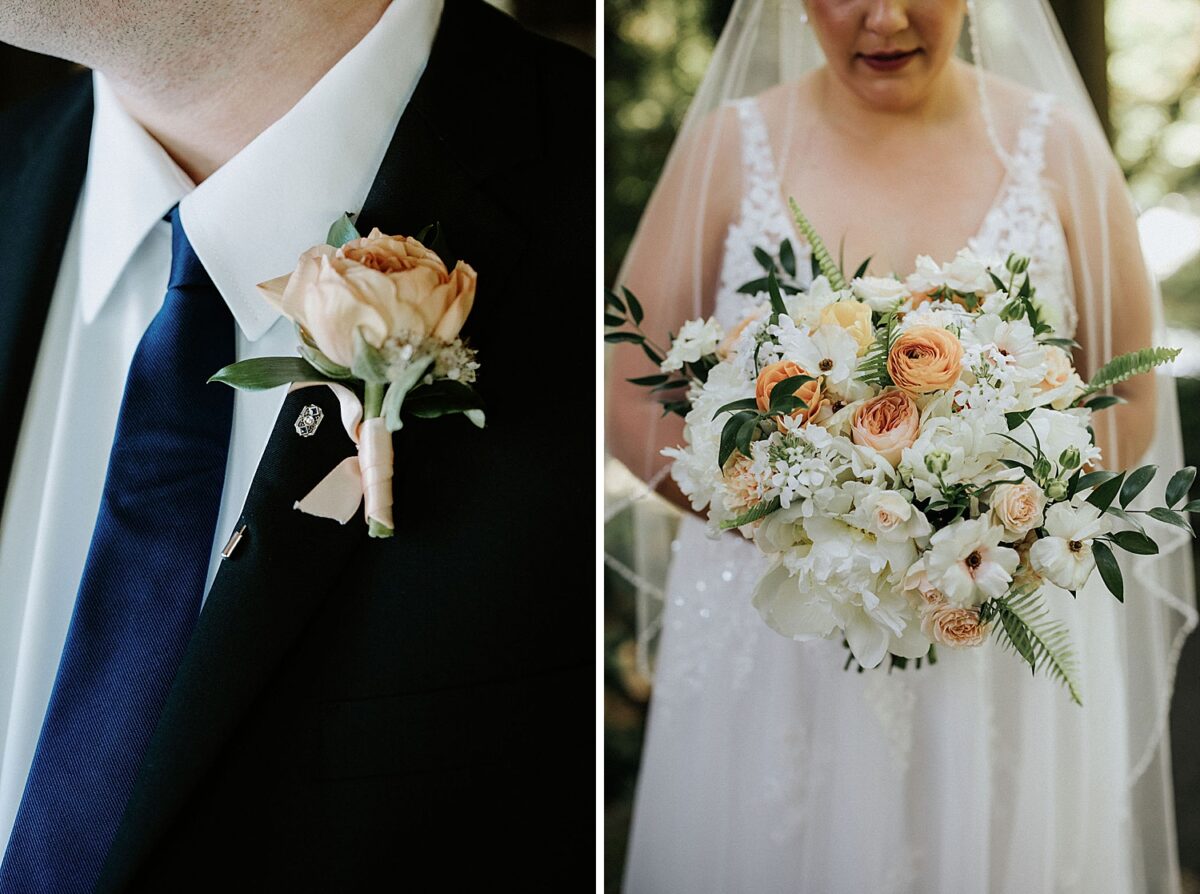 bouquet and boutonniere 