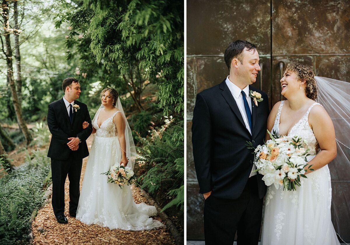 bride and groom portraits 