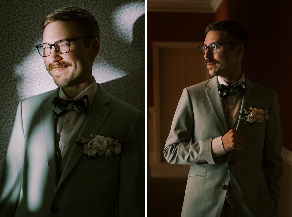 groom getting ready
