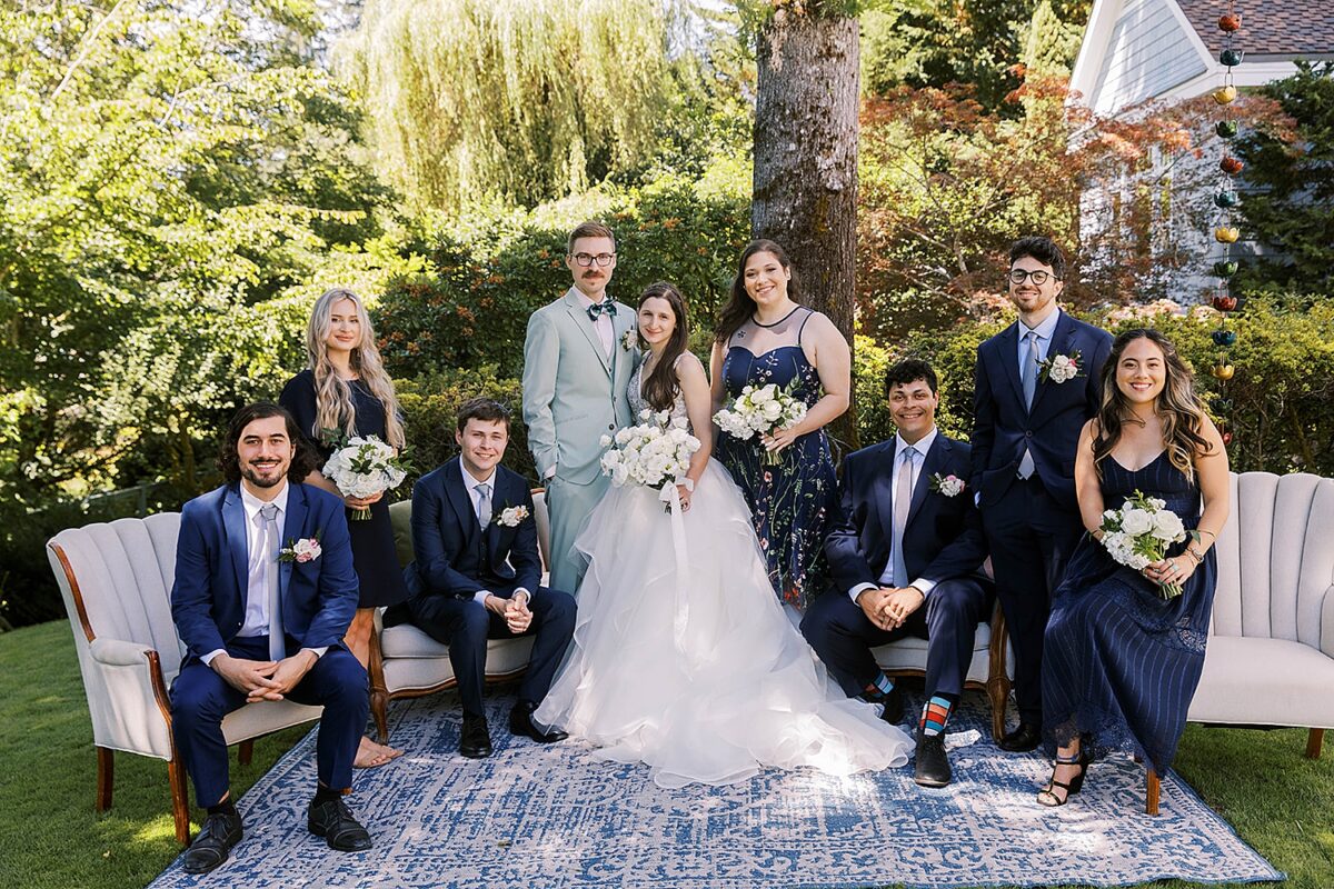 bridesmaids and groomsmen