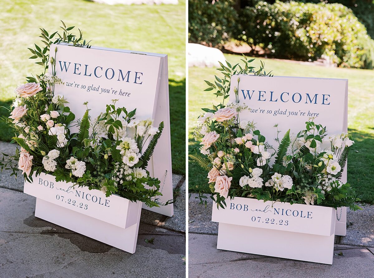welcome sign