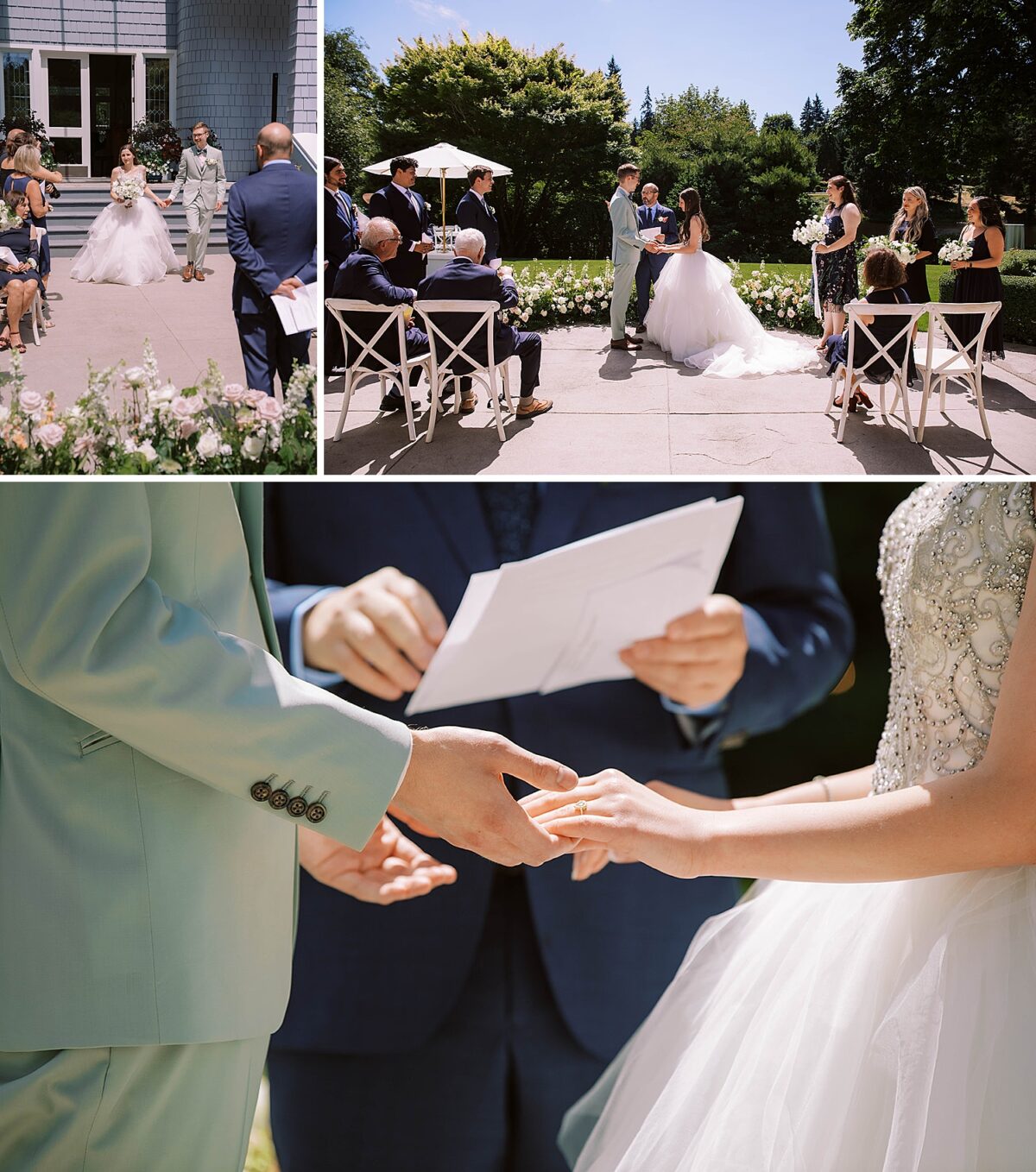 exchanging vows