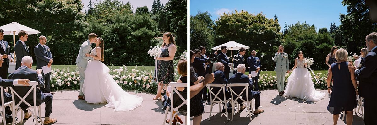 garden wedding ceremony