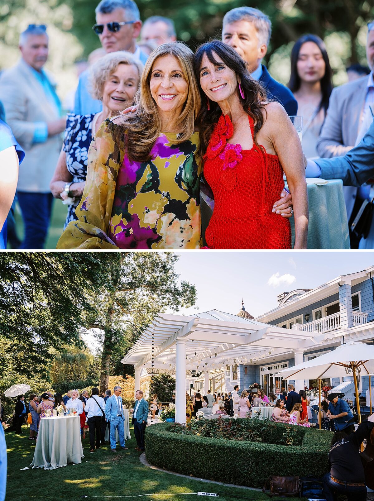 guests enjoying cocktail hour
