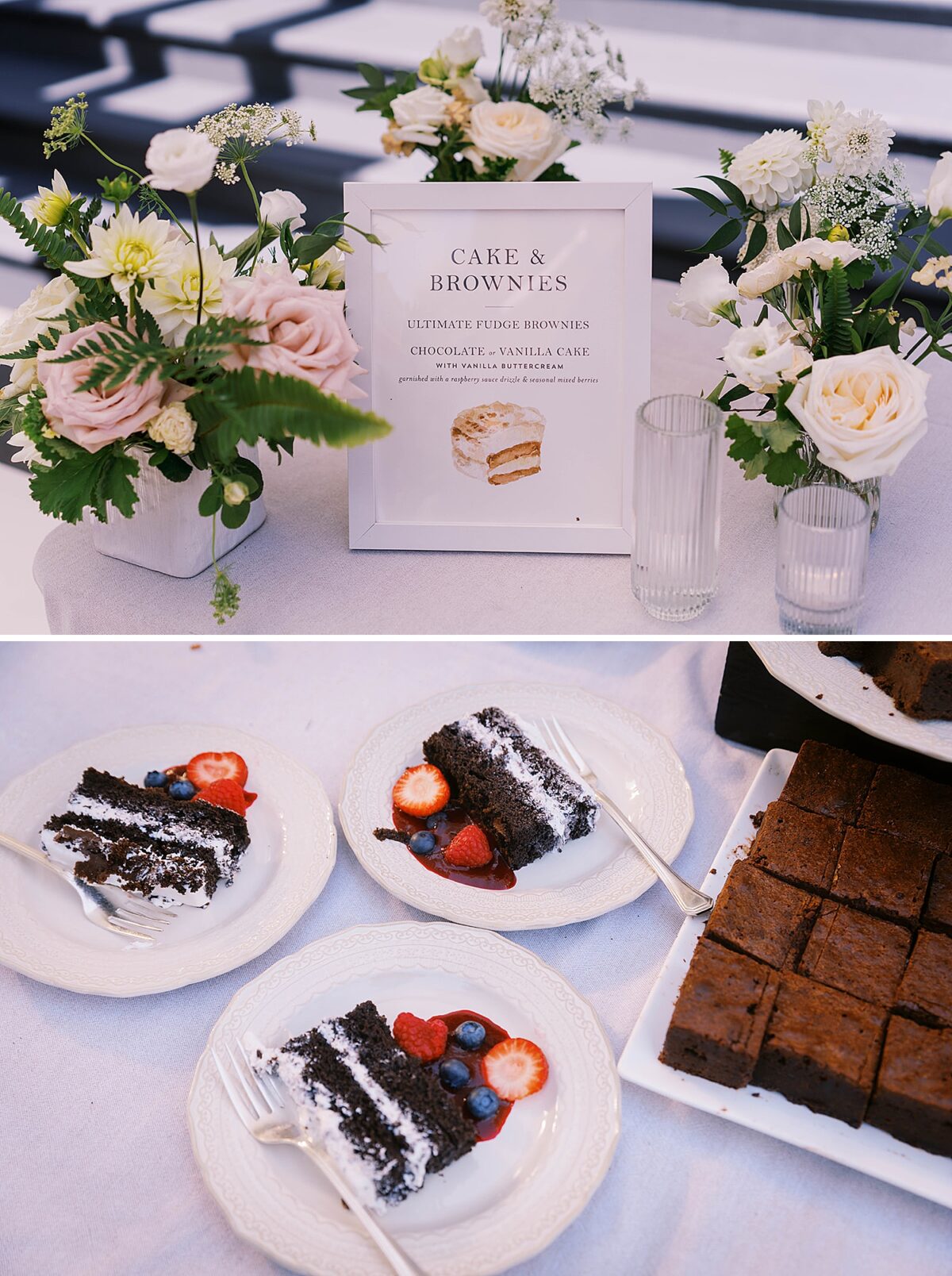 dessert bar